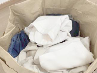 老人介護施設向け布類寄付